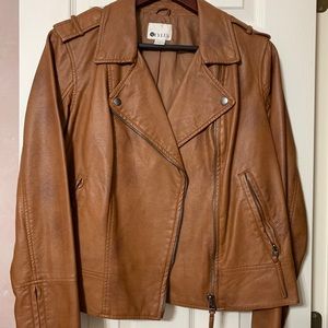 Camel Leather Jacket